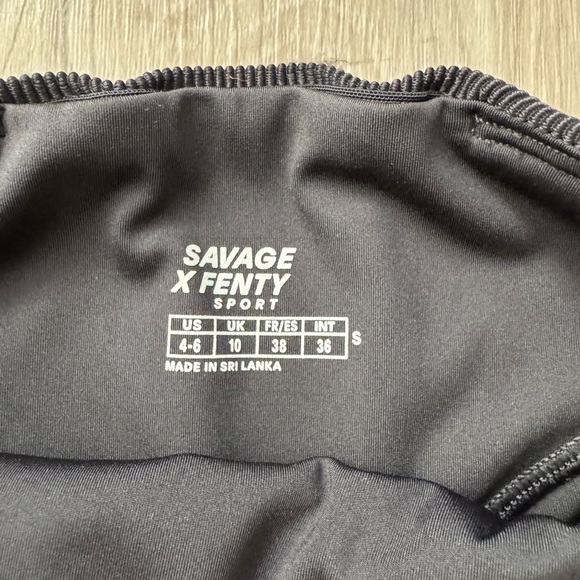 Savage X Fenty Black High-Rise Leggings - Picture 8 of 10